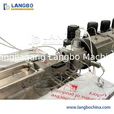 Mesin Pembuatan Profil PVC Tag Harga PVC Plastik Profil Mesin Ekstrusi untuk Supermarket Mesin Ekstrusi Tag Harga PVC