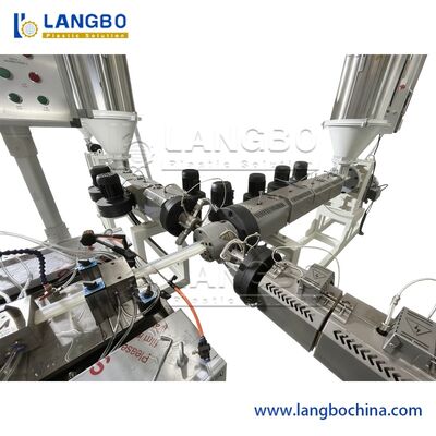 Mesin Ekstruder Plastik / Mesin Profil UPVC / Pemegang Label Harga PVC / Mesin Ekstrusi Pembuat Profil Tag