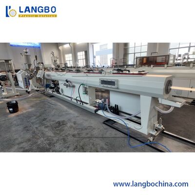 75-315mm Jalur Ekstrusi Pipa PE Lapisan Ganda Tunggal / Mesin Pembuat Pipa HDPE / Jalur Produksi Pipa Plastik