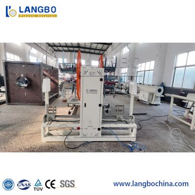 20-90mm PE HDPE PPR Plastik Air Gas Oil Supply Pipe Tube Extrusion Line Produksi Mesin pembuatan pipa extruder single screw