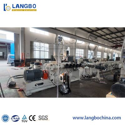 20-110mm diperkuat PPR HDPE UPVC Pipe Extrusion Machine Line, Pipe Screw Extruder Machine
