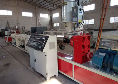 Kontrol Komputer Garis Ekstrusi Pipa PVC Mesin Pembuat Tabung Sekrup Kembar