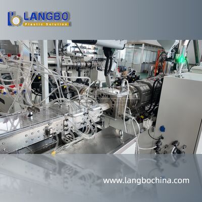 PVC Profile Extrusion Line. Kontrol halus yang cocok untuk berbagai aplikasi