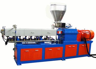 Mesin Masturbasi Kerucut Warna Twin Screw Extruder Pp Pe Masterbatch Granulator