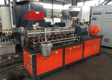 Mesin Masterbatch Single Screw Extruder Warna Dengan Pendinginan Udara Pemotong Panas