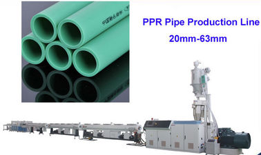 Single Screw PPR Pipe Extrusion Line 380V Tegangan Masukan Sepenuhnya Otomatis