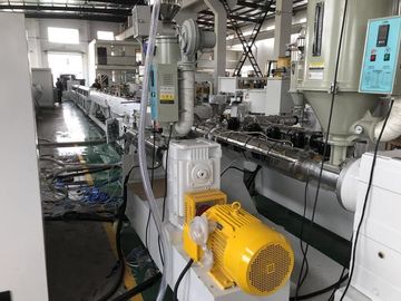 Serat Kaca Plastik Garis Ppr Pipa Ekstrusi Dengan Desain Sekrup Tunggal