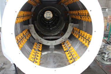 16 - 800mm PE Pipa Ekstrusi Line SJ30 / 25 Warna Garis Menandai Co Extruder