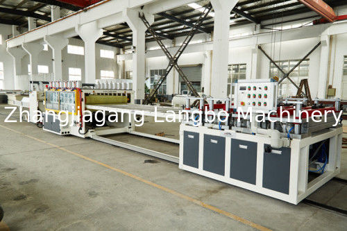 Kerucut Ganda Extruder PVC Foam Dewan Extrusion Line, PVC Foam Dewan Membuat Mesin