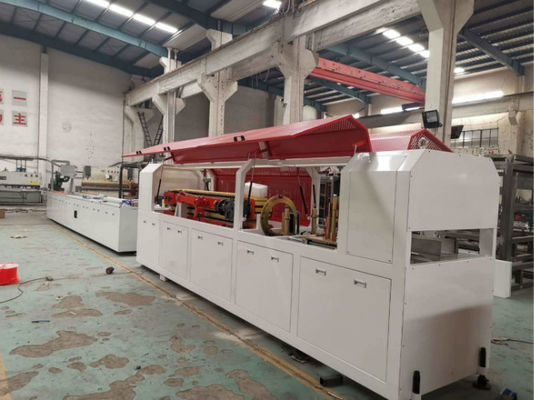 Sertifikat CE PVC Foam Board Extrusion Line Panel Extruder Untuk Produk Profil