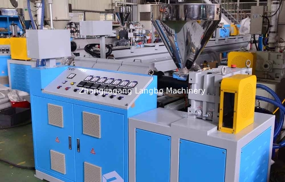 High Output 20-110mm HDPE Pipe Extrusion Line / Polyethylene Pipe Production Line