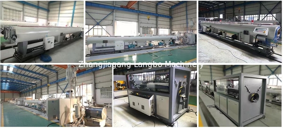 Mesin Ekstrusi Pipa Hdpe Otomatis 65mm Siemens Motor
