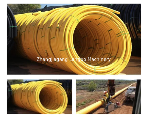 Kapasitas tinggi HDPE PE Pipe Extruder Plastic Extrusion Line Mesin Extruder Plastik