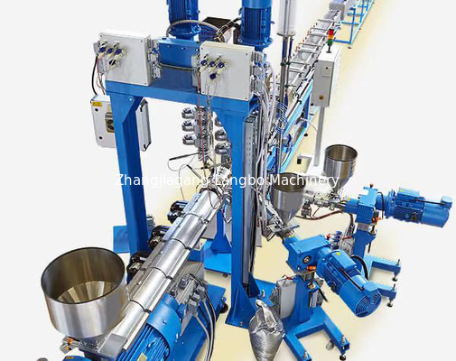 Co Extrusion PPR Pipe Production Line Plastik Dua Extruders