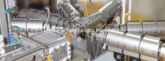 Jalur Produksi Pipa Ppr Ekstrusi Pe Co 350kgs / H Multi Layer Tube