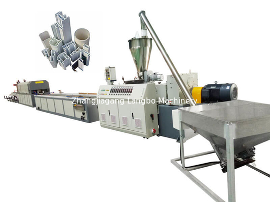Tahan Air Wpc Decking Extrusion Line Saw Cutter Outdoor