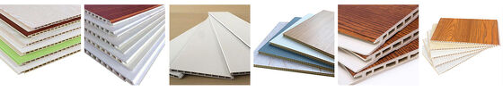 Motor Power Full Automatic PVC Plastic Profile Extrusion Production Line Untuk Produksi Terbaik