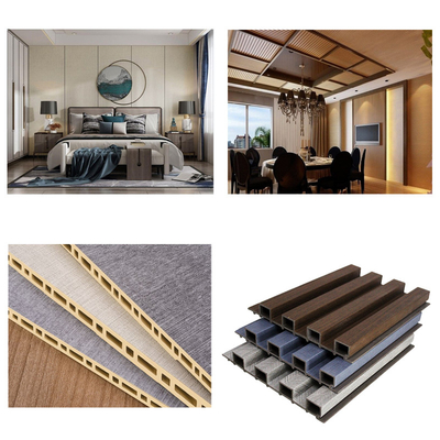 Efisien PVC WPC PE Panel Ceiling Profile Decking Produksi Ekstrusi Ekstrusi Line