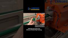 Lini Produksi Pipa PPR Kecepatan Tinggi untuk Aplikasi Perpipaan #pprpipe#ekstrusipipa
