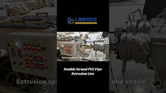 Mesin Pembuat Pipa PVC Double Strand, Mesin Pipa PVC Kecepatan Tinggi#mesin #PVC #EkstrusiPipa