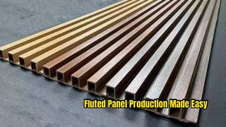 Lini ekstrusi panel dekorasi bergelombang PVC