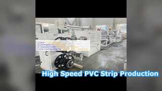 Mesin Ekstrusi Strip Penyegel PVC Produksi Kecepatan Tinggi