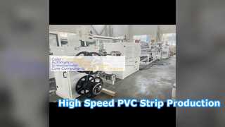 Solusi Mesin Ekstrusi Strip Penyegel PVC Berkecepatan Tinggi