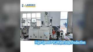 Garis Ekstrusi Waterstop PVC Untuk Sambungan Konstruksi