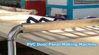 Mesin Pembuat Panel Pintu PVC | Garis Ekstrusi Panel Dekoratif dengan Pembentukan Profil Khusus