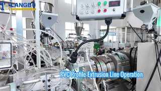 Proses Ekstrusi Profil PVC | Demonstrasi Pabrik